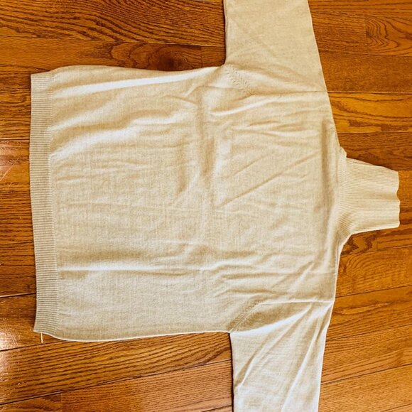 Pendleton 100% Merino Wool Cream Turtleneck Sweater Size Medium - Picture 14 of 15